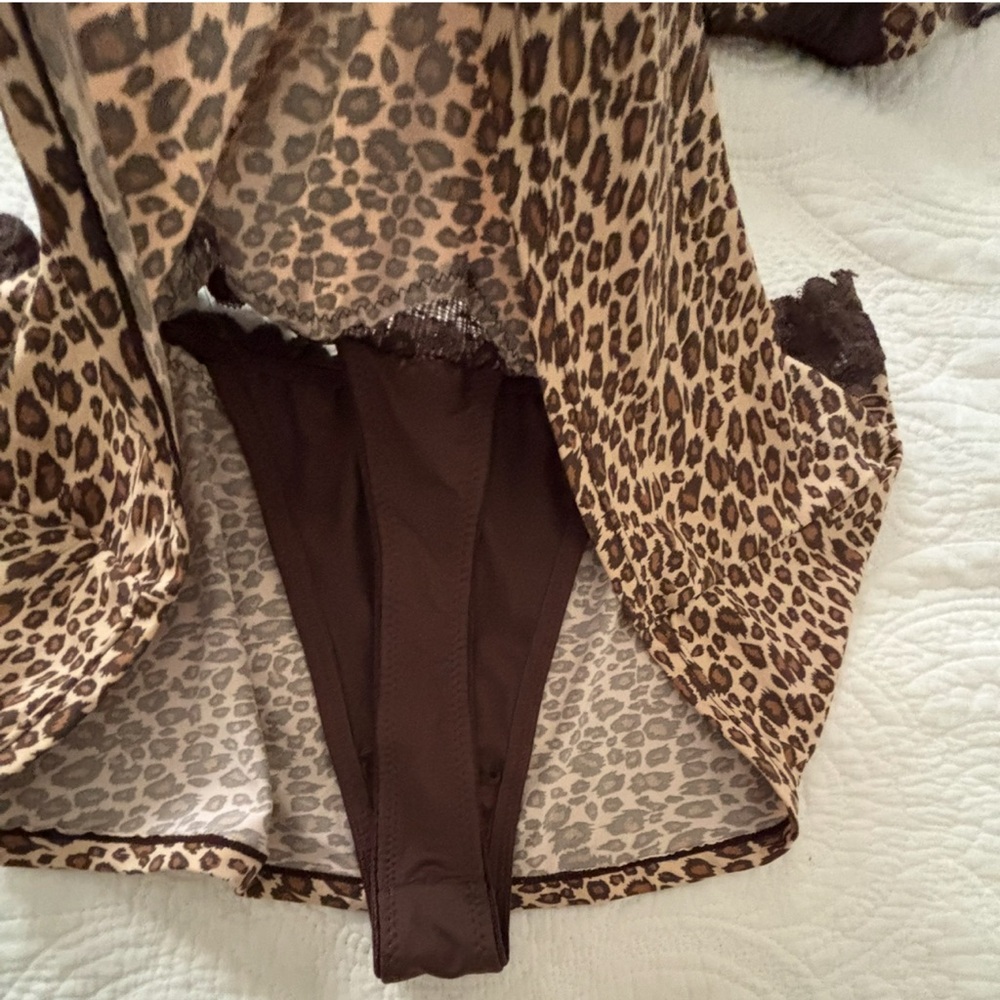 Sephora Leopard Print Lingerie Set for women M Size - Picture 10 of 15